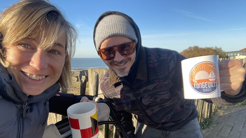 I am grateful our son is growing up here, on the beach in Longeville-sur-Mer